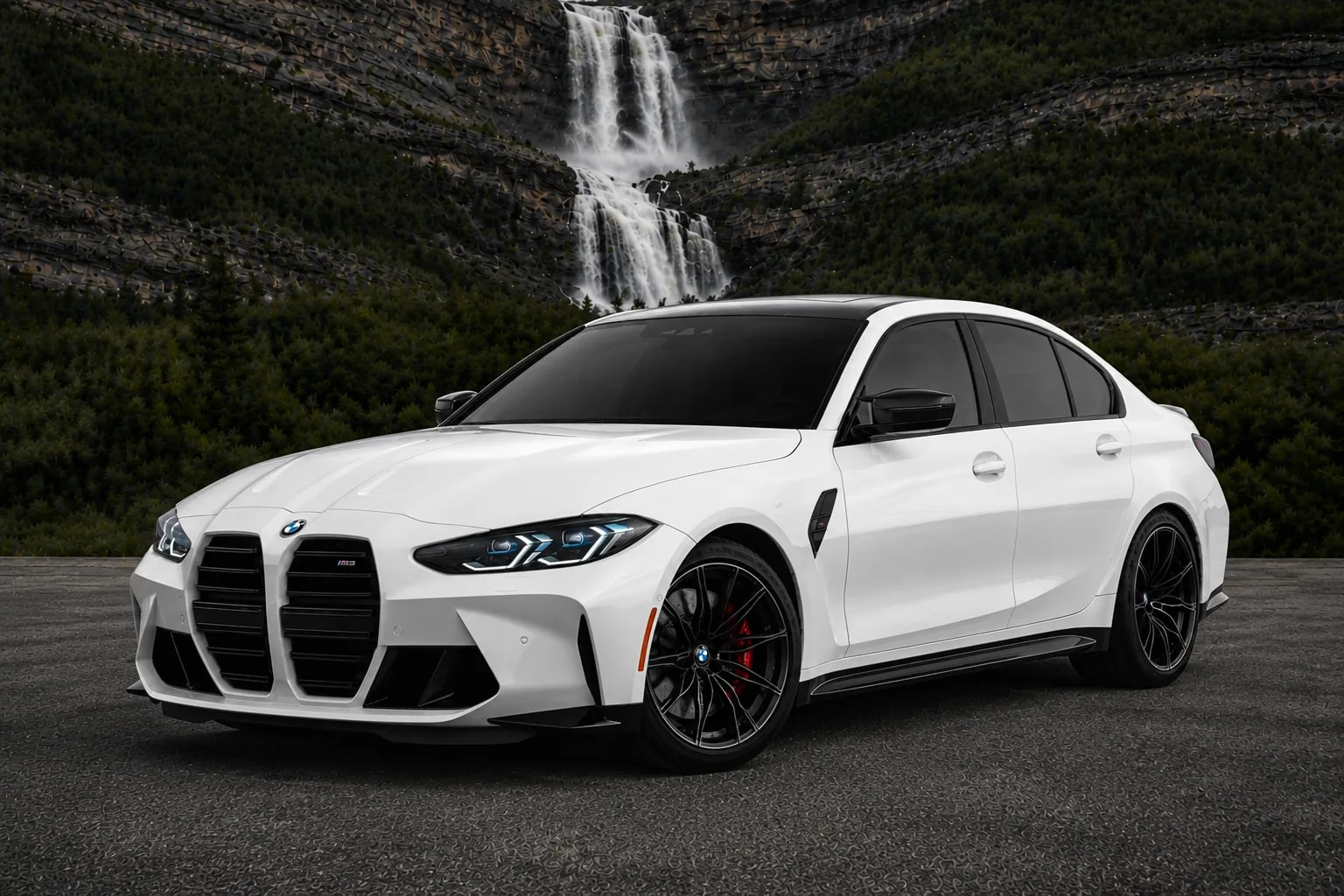 BMW M3 Competition X Drive White